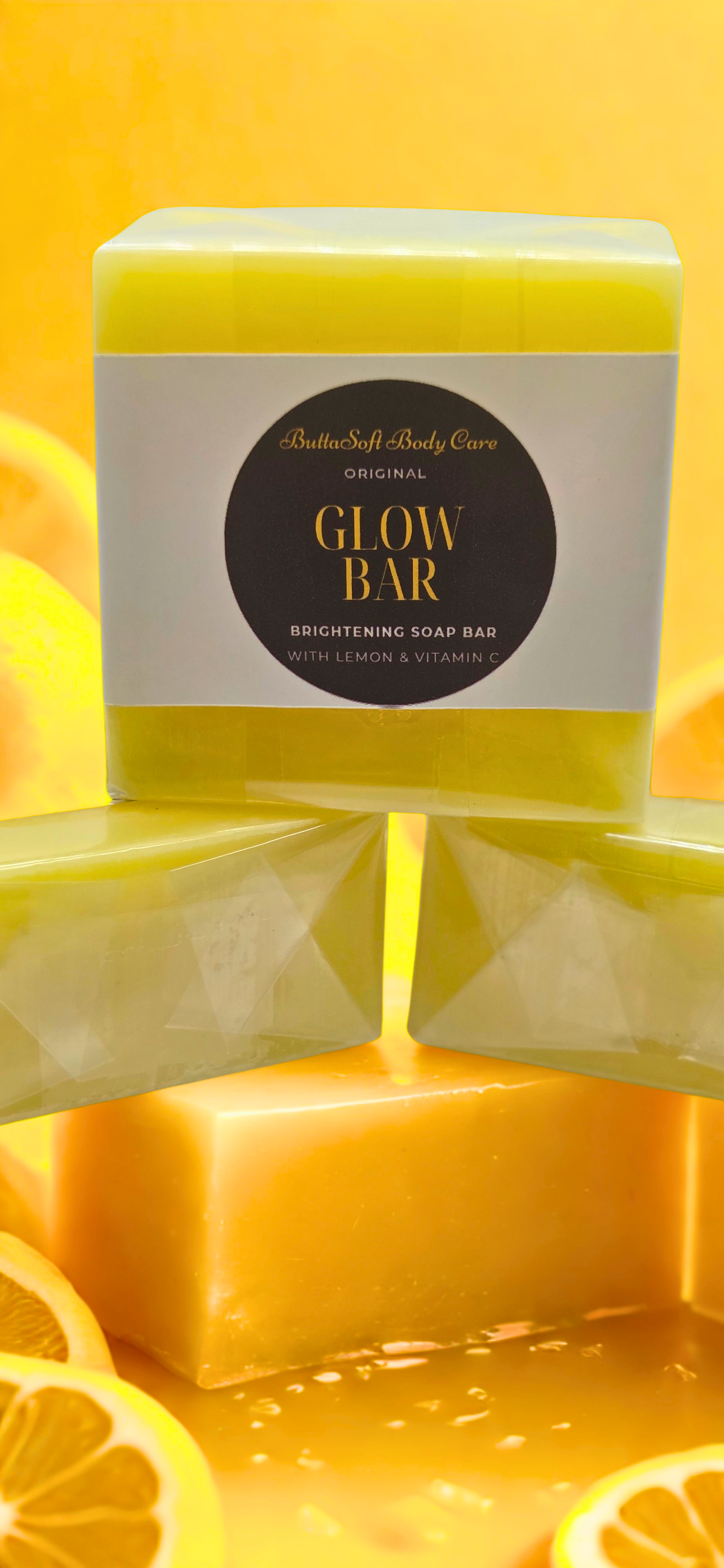 NEW! Glow Bar - Brightening Soap Bar with Lemon & Vitamin C
