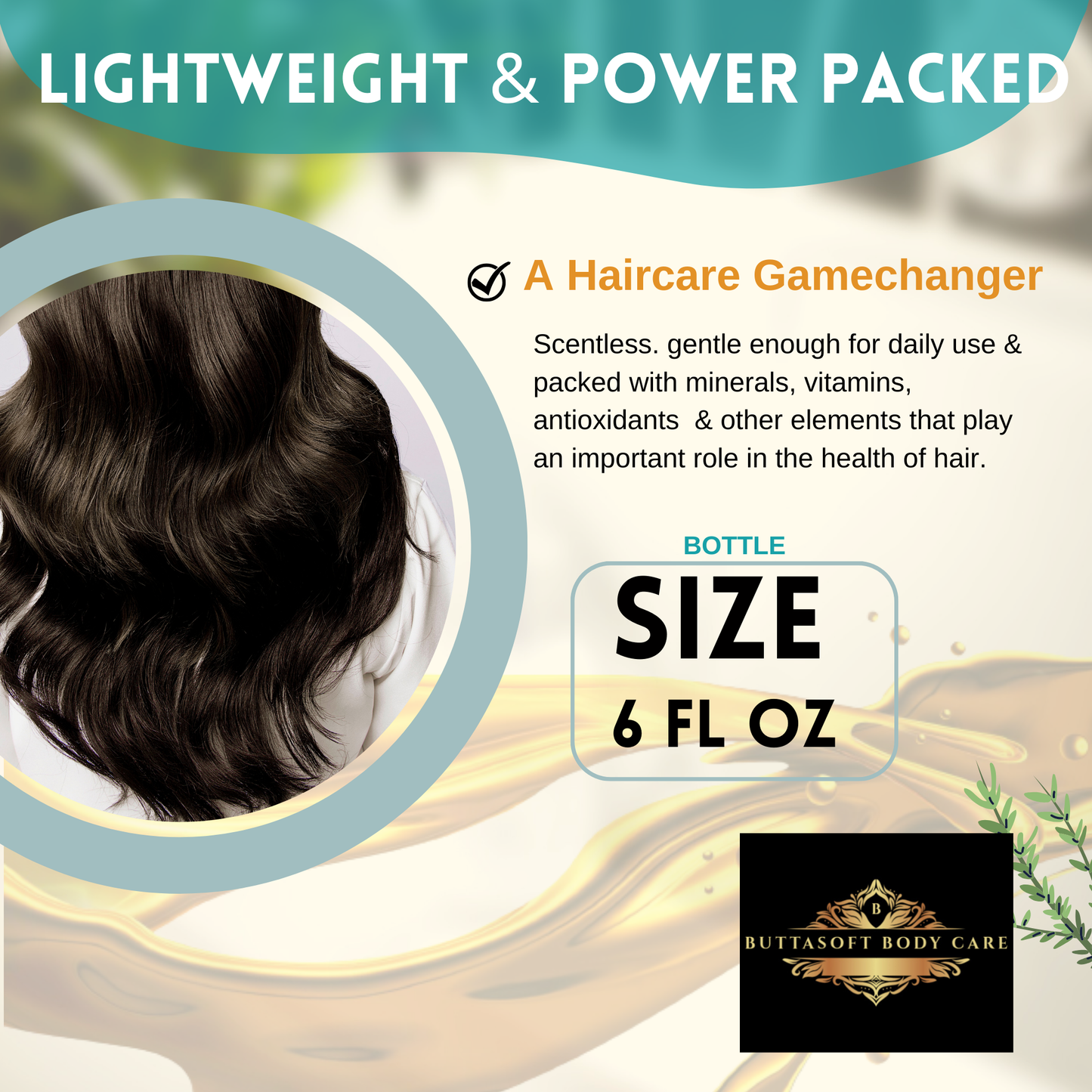 Black Rice & Aloe - Leave In Hair Spray (with Black Cumin Oil & Black Castor Oil)