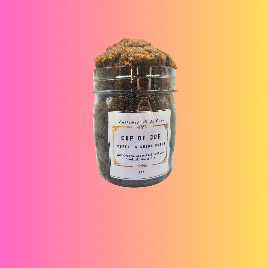 NEW! Cup of Joe - Mocha Coffee Scrub w/Grape Seed Oil,Shea Butter,Vitamin E