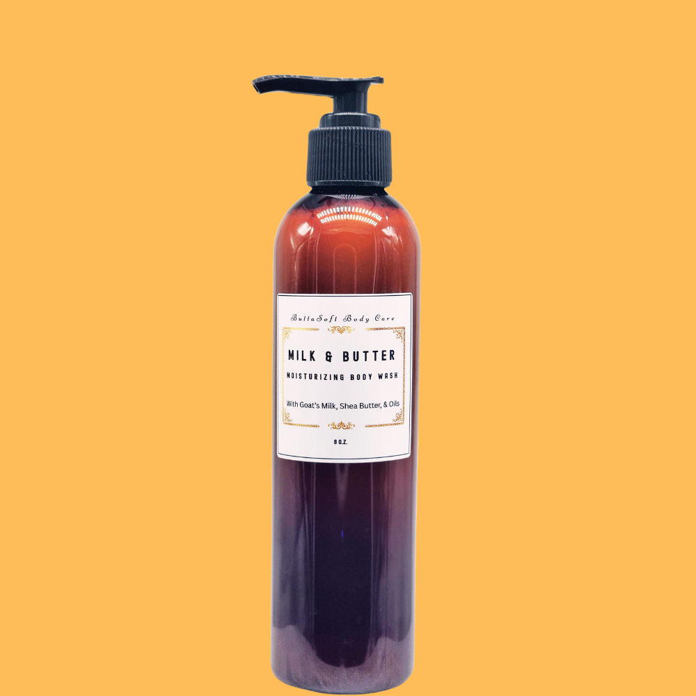 NEW! Milk & Butter - Moisturizing Body Wash: w/Goats Milk,Shea Butter, 5 Oils