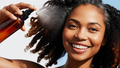 Black Rice & Aloe - Leave In Hair Spray (with Black Cumin Oil & Black Castor Oil)