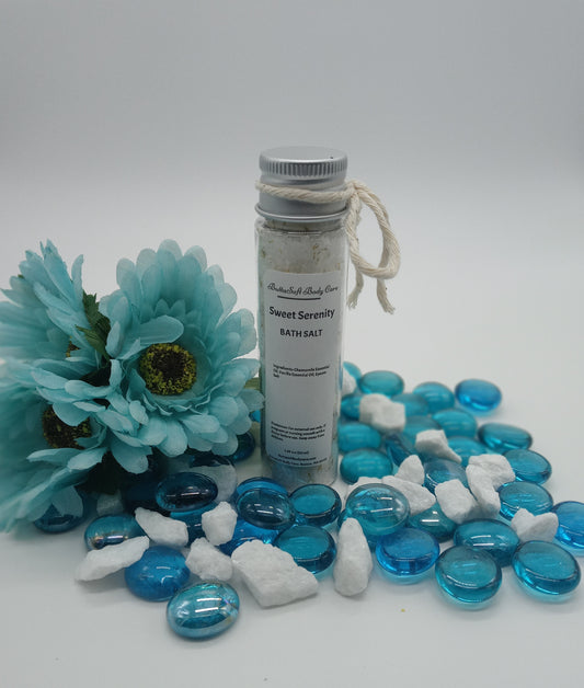 Sweet Serenity Bath Salts - Infused w/Vanilla & Chamomile essential oils